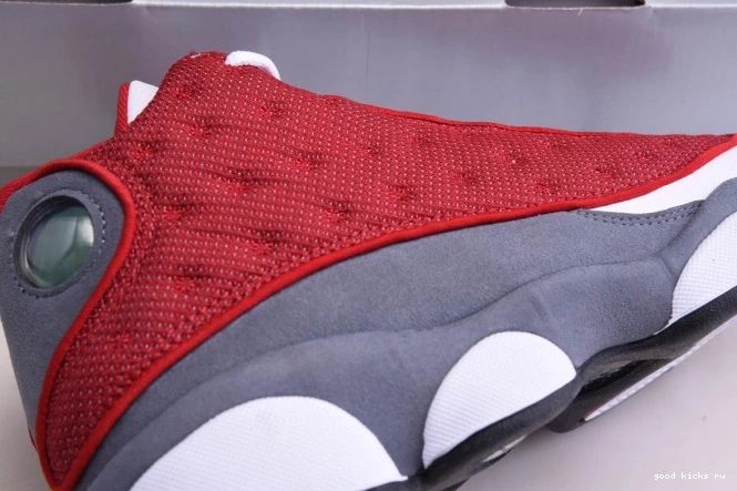 Jordan Grey 414571-600 13 Air Red Flint Gym Retro 0823
